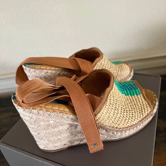 Sarto B y Franco Sarto Sierra Wedge Espadrille Sandal- SZ 8 & 9 - Picture 5 of 5